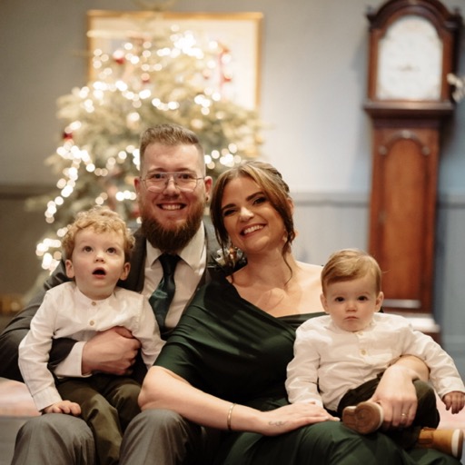 Nicky Haze with his family